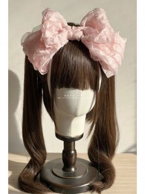 maid Loita  double-layer bow hairpin