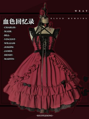 Souffle Song Dissecting Rabbit Halloween Dark Gothic Lolita JSK