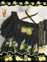 'Yukari on summer night' Chiffon Ruffle Sleeve One-piece 'Yukari on summer night' Chiffon Ruffle Sleeve One-piece