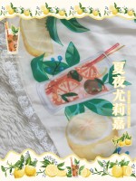 'Yukari on summer night' Chiffon Ruffle Sleeve One-piece 'Yukari on summer night' Chiffon Ruffle Sleeve One-piece
