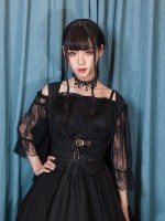 +Jeanne d'Arc+ Gothic Dark Military Cape One-piece 135