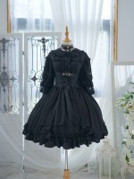 +Jeanne d'Arc+ Gothic Dark Military Cape One-piece 135