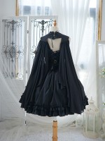 +Jeanne d'Arc+ Gothic Dark Military Cape One-piece 135