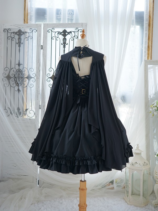 +Jeanne d'Arc+ Gothic Dark Military Cape One-piece 135 +Jeanne d'Arc+ Gothic Dark Military Cape One-piece 135