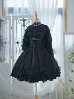 +Jeanne d'Arc+ Gothic Dark Military Cape One-piece 135