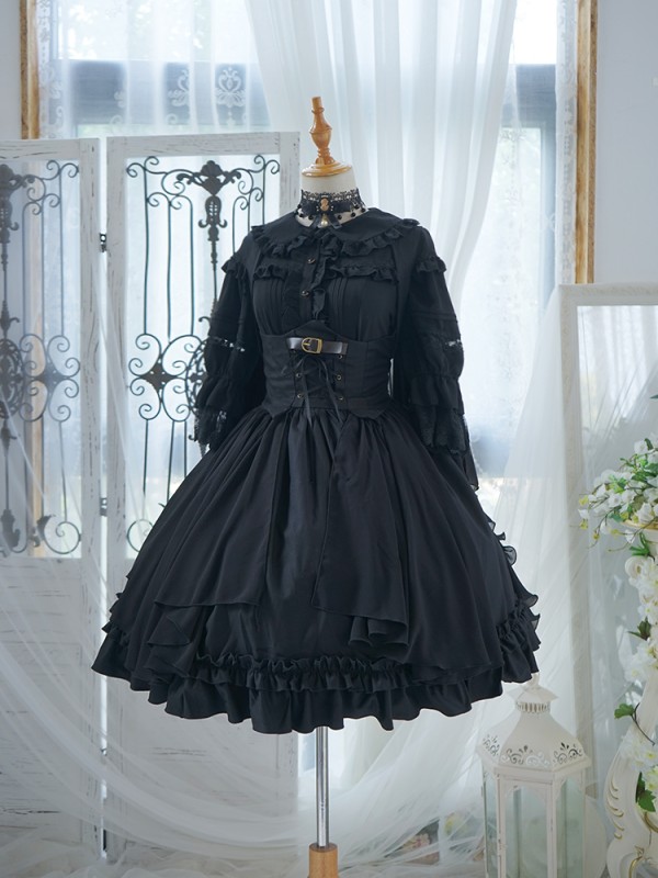 +Jeanne d'Arc+ Gothic Dark Military Cape One-piece 135 +Jeanne d'Arc+ Gothic Dark Military Cape One-piece 135
