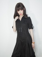 +Jeanne d'Arc+ Gothic Dark Military Thick One-piece 133