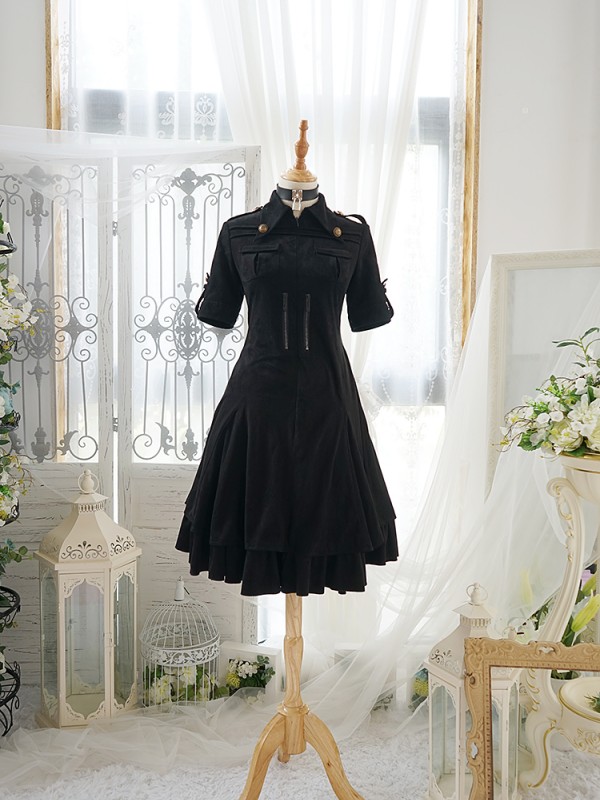 +Jeanne d'Arc+ Gothic Dark Military Thick One-piece 133 +Jeanne d'Arc+ Gothic Dark Military Thick One-piece 133