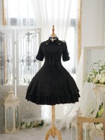 +Jeanne d'Arc+ Gothic Dark Military Thick One-piece 133