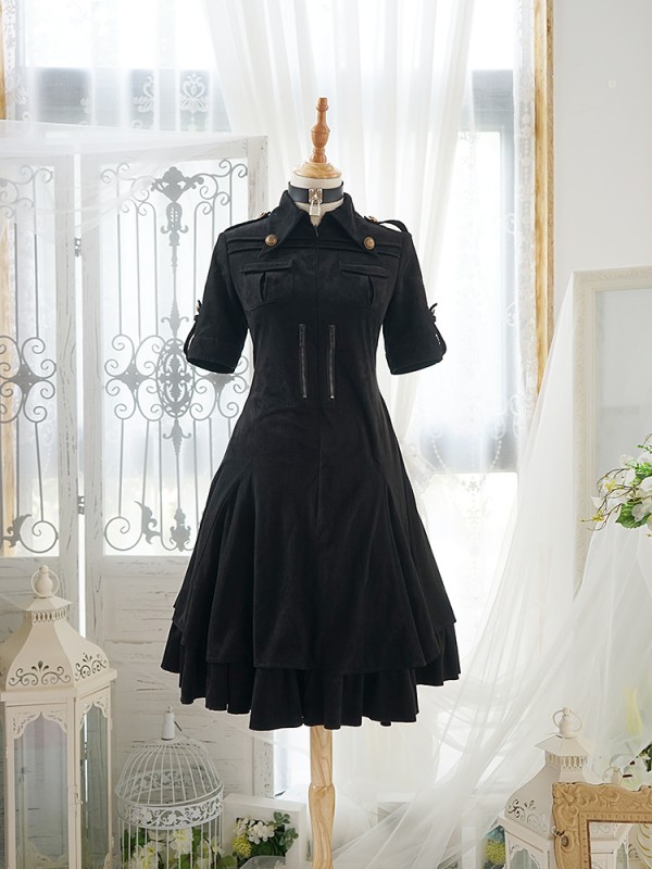 +Jeanne d'Arc+ Gothic Dark Military Thick One-piece 133 +Jeanne d'Arc+ Gothic Dark Military Thick One-piece 133
