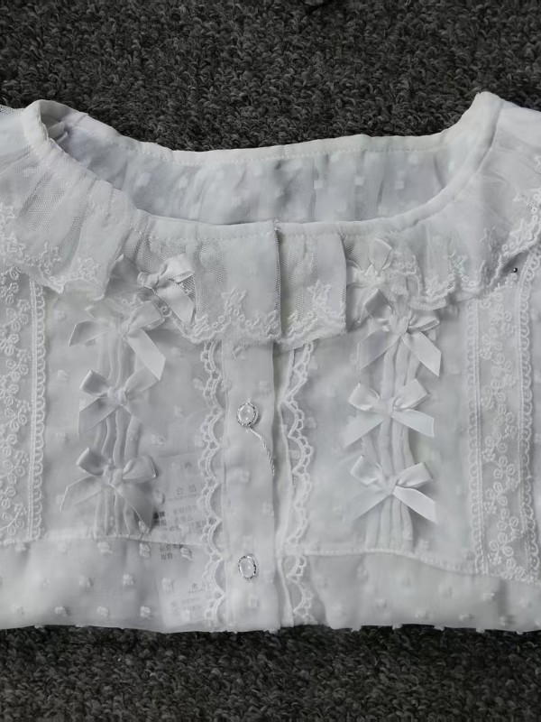 Lolita chiffon with bubble sleeves blouse Lolita chiffon with bubble sleeves blouse