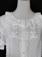 Lolita chiffon with bubble sleeves blouse Lolita chiffon with bubble sleeves blouse