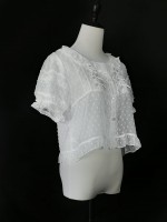 Lolita chiffon with bubble sleeves blouse Lolita chiffon with bubble sleeves blouse