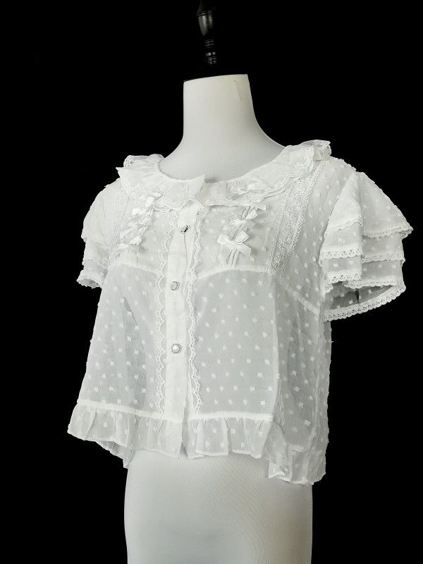 Lolita chiffon fly sleeve lining Lolita chiffon fly sleeve lining
