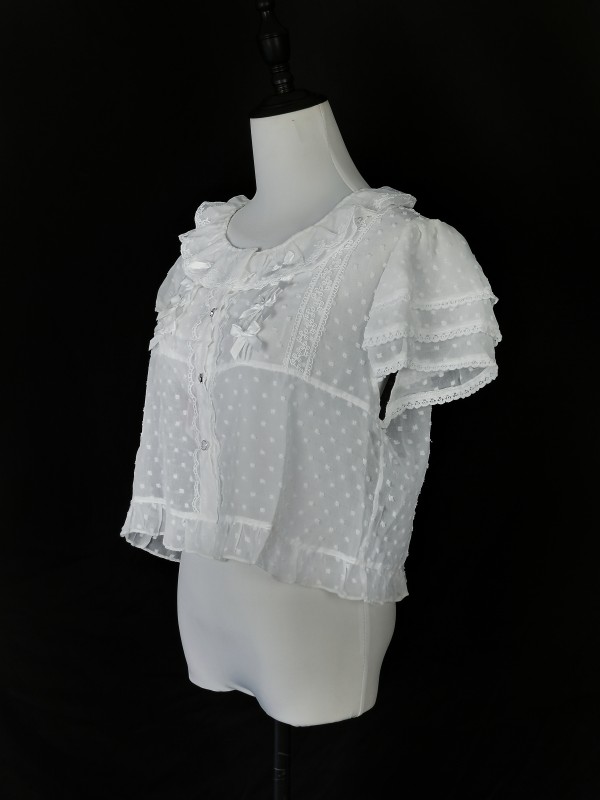 Lolita chiffon fly sleeve lining Lolita chiffon fly sleeve lining