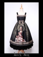 Stamped Virgin Mary statue positive waist jsk