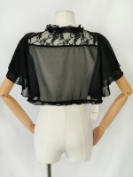 Lolita three color elegant chiffon shawl short style Lolita three color elegant chiffon shawl short style