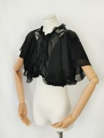 Lolita three color elegant chiffon shawl short style Lolita three color elegant chiffon shawl short style