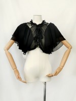 Lolita three color elegant chiffon shawl short style Lolita three color elegant chiffon shawl short style