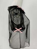 Dot Mesh Inner Set|Cute Bow Inner Set Lolita Inner blouse Dot Mesh Inner Set|Cute Bow Inner Set Lolita Inner blouse