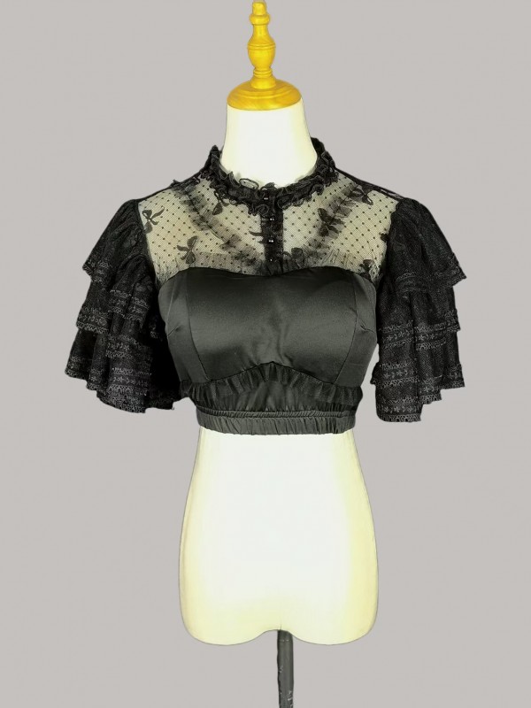 Comes with chest cushion and Lolita lace shirt in three colors Comes with chest cushion and Lolita lace shirt in three colors
