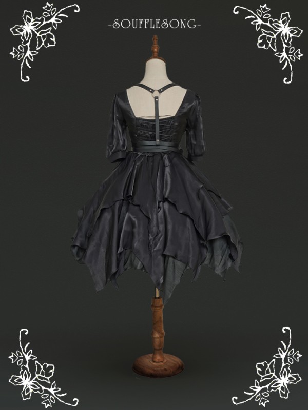 Bound Of Dream Gothic Half Sleeve One-piece Bound Of Dream Gothic Half Sleeve One-piece