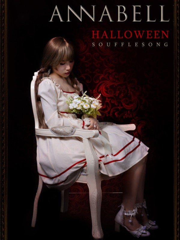 Annabelle Halloween Long Sleeve One-piece Annabelle Halloween Long Sleeve One-piece