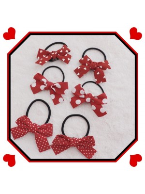 A Pair of Cute Lolita Bowknot Hair Rings