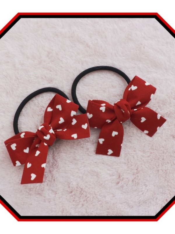 A Pair of Cute Lolita Bowknot Hair Rings