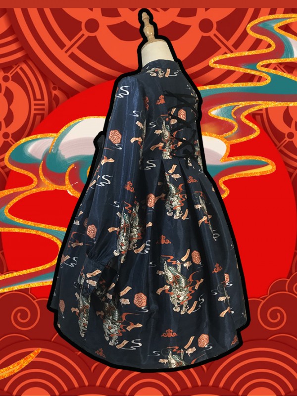 Auspicious Beast Chinese Style One-piece Auspicious Beast Chinese Style One-piece