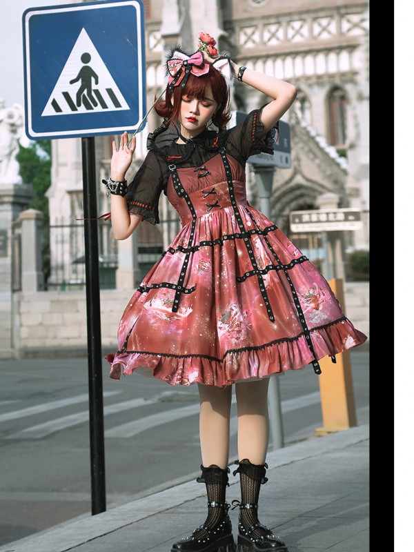 B.Dolly - Strawberry Bomb Jumperskirt B.Dolly - Strawberry Bomb Jumperskirt