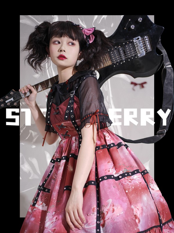 B.Dolly - Strawberry Bomb Jumperskirt B.Dolly - Strawberry Bomb Jumperskirt