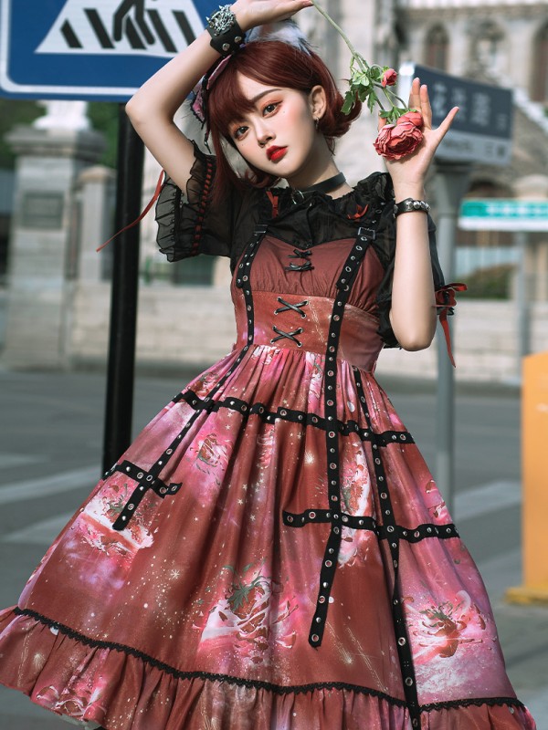 B.Dolly - Strawberry Bomb Jumperskirt B.Dolly - Strawberry Bomb Jumperskirt