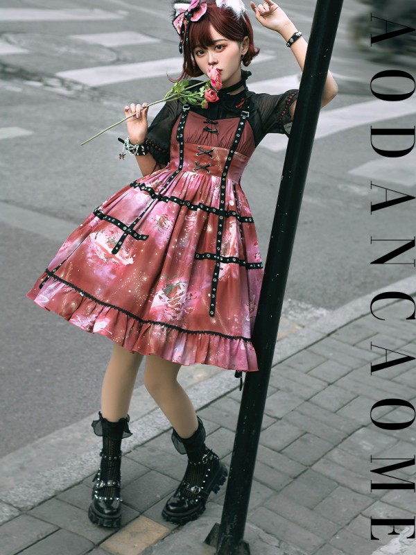 B.Dolly - Strawberry Bomb Jumperskirt B.Dolly - Strawberry Bomb Jumperskirt