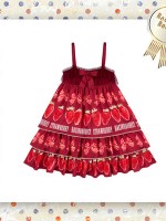 Bacio Bouquet - Sweet Strawberry Jumperskirt Bacio Bouquet - Sweet Strawberry Jumperskirt