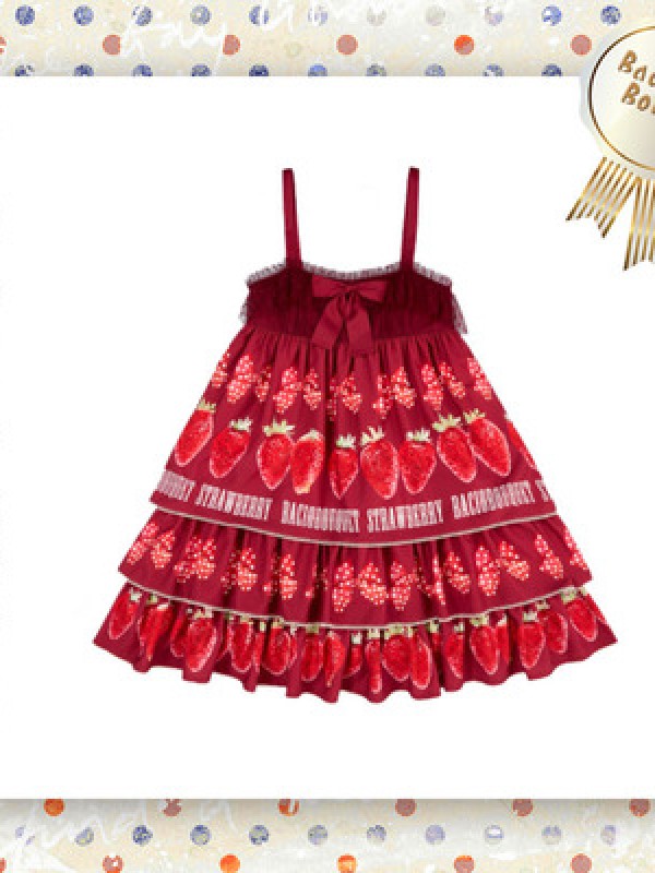 Bacio Bouquet - Sweet Strawberry Jumperskirt Bacio Bouquet - Sweet Strawberry Jumperskirt