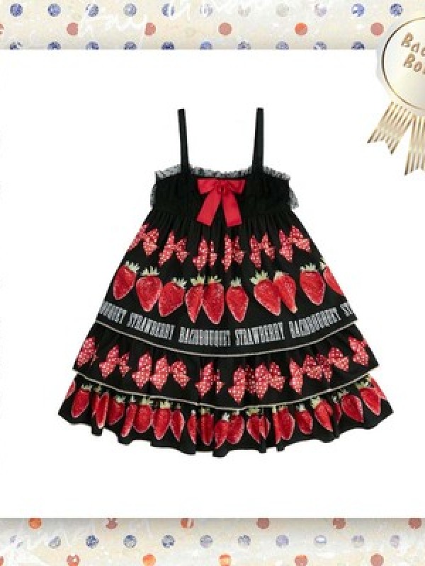 Bacio Bouquet - Sweet Strawberry Jumperskirt Bacio Bouquet - Sweet Strawberry Jumperskirt