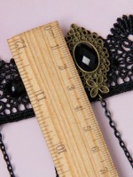 Baroque Black Fringe Wrist Band Baroque Black Fringe Wrist Band