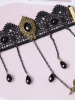 Baroque Black Fringe Wrist Band Baroque Black Fringe Wrist Band
