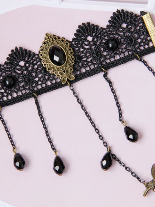 Baroque Black Fringe Wrist Band Baroque Black Fringe Wrist Band