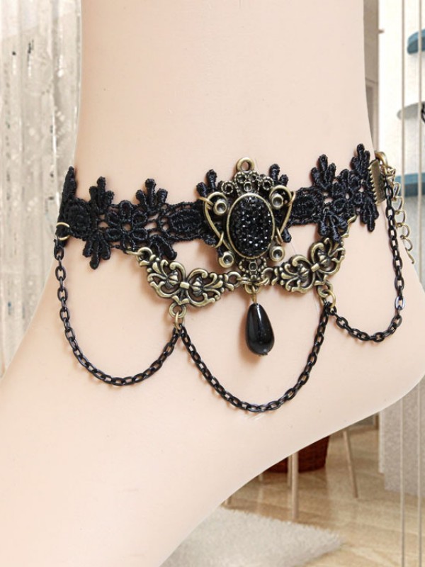 Baroque Gothic Vintage Lace Anklet Baroque Gothic Vintage Lace Anklet