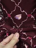 Sweet Vintage Beauty and Beast Print Lolita Jumperskirt Sweet Vintage Beauty and Beast Print Lolita Jumperskirt