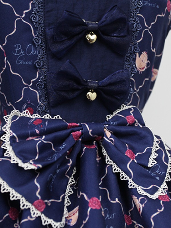 Beauty and Beast Voile Jumperskirt