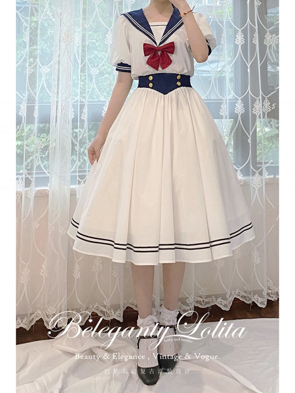 Beleganty - A Sailor's Dream High waist One-piece Beleganty - A Sailor's Dream High waist One-piece