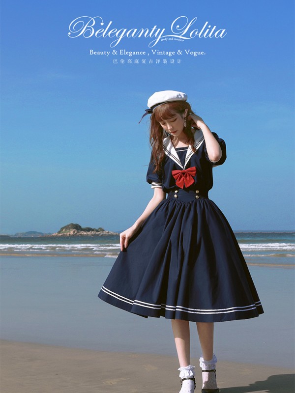 Beleganty - A Sailor's Dream High waist One-piece Beleganty - A Sailor's Dream High waist One-piece