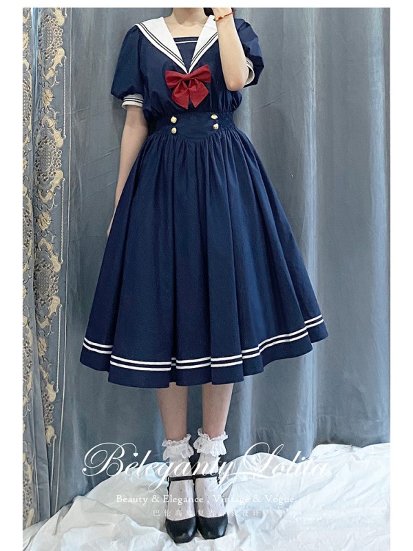 Beleganty - A Sailor's Dream High waist One-piece Beleganty - A Sailor's Dream High waist One-piece