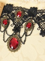 Black Race Red Diamond Armband Black Race Red Diamond Armband