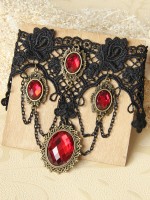 Black Race Red Diamond Armband Black Race Red Diamond Armband