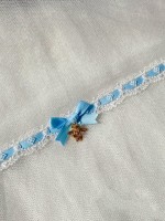 Blue Bow Lace Choker Necklace