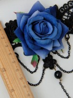Blue Enchantress Hollow Out Lace Wrist Band Blue Enchantress Hollow Out Lace Wrist Band